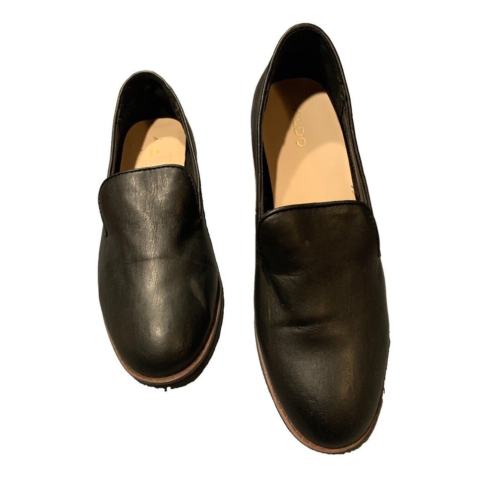 ALDO Slip On Shoes Women Size US 9M UK 7 EU 39-40 Blk Dress Casual Church Office